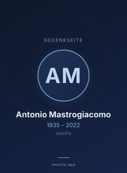 Gedenkportrait von Antonio Mastrogiacomo