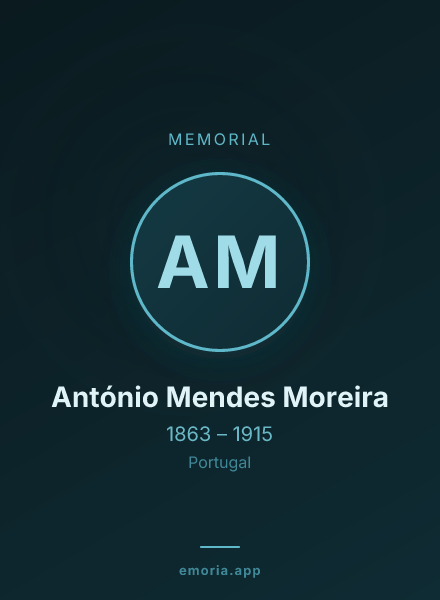Memorial portrait of António Mendes Moreira