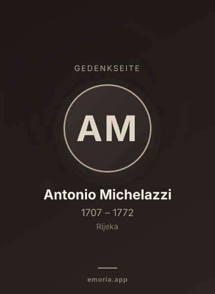 Gedenkportrait von Antonio Michelazzi