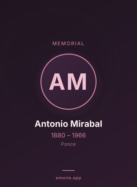 Memorial portrait of Antonio Mirabal