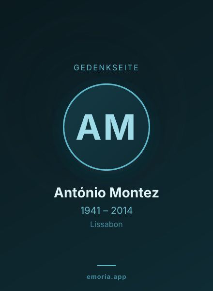 Gedenkportrait von António Montez