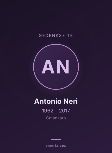 Gedenkportrait von Antonio Neri