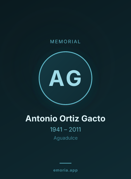 Memorial portrait of Antonio Ortiz Gacto