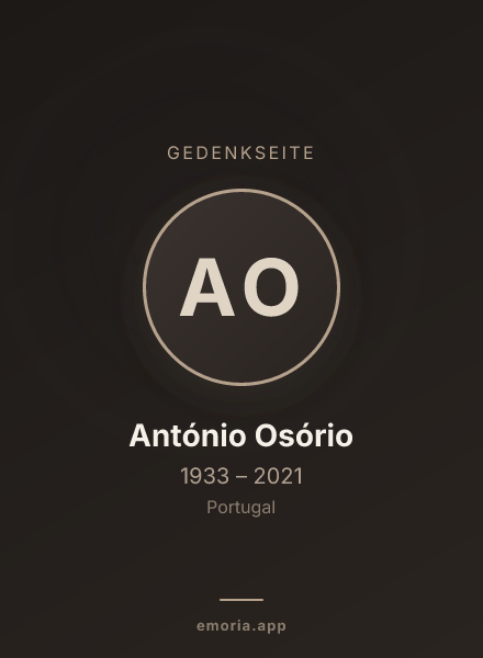 Gedenkportrait von António Osório