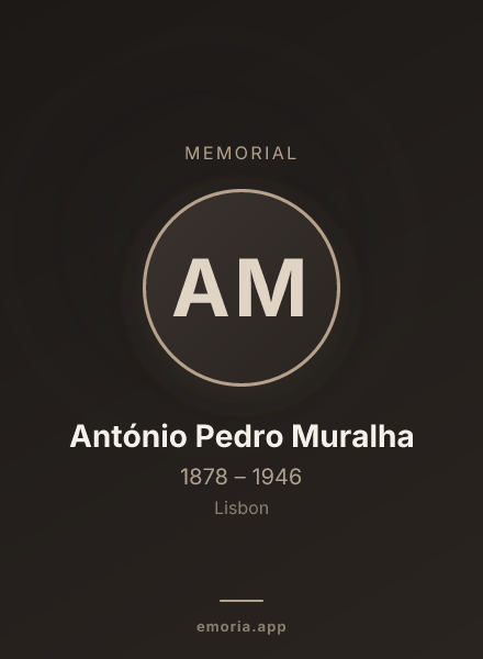 Memorial portrait of António Pedro Muralha