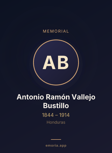 Memorial portrait of Antonio Ramón Vallejo Bustillo
