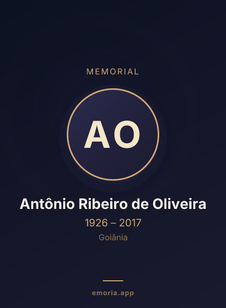 Memorial portrait of Antônio Ribeiro de Oliveira