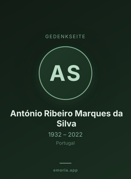 Gedenkportrait von António Ribeiro Marques da Silva