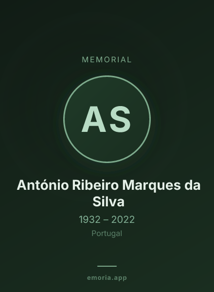 Memorial portrait of António Ribeiro Marques da Silva