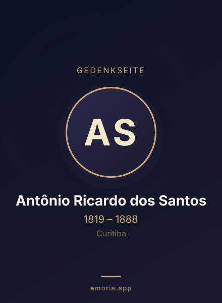 Gedenkportrait von Antônio Ricardo dos Santos