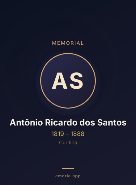 Memorial portrait of Antônio Ricardo dos Santos