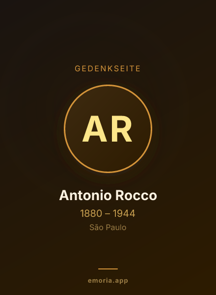 Gedenkportrait von Antonio Rocco