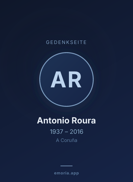 Gedenkportrait von Antonio Roura