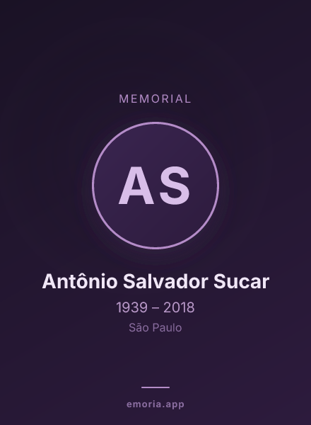 Memorial portrait of Antônio Salvador Sucar
