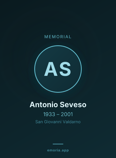 Memorial portrait of Antonio Seveso
