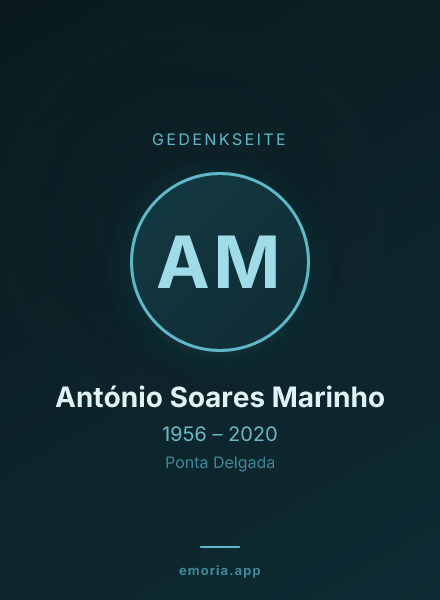 Gedenkportrait von António Soares Marinho