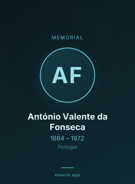 Memorial portrait of António Valente da Fonseca