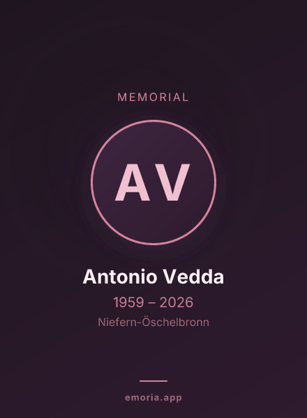 Memorial portrait of Antonio Vedda