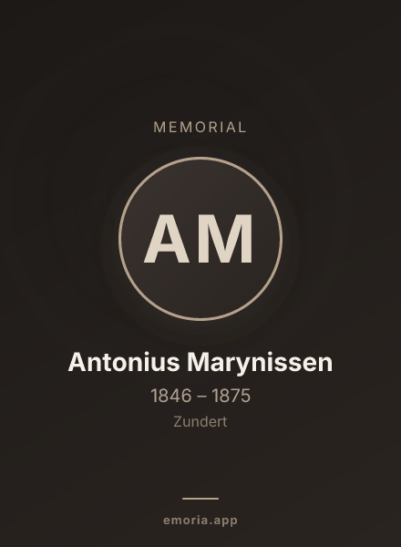 Memorial portrait of Antonius Marynissen