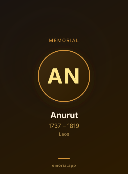 Memorial portrait of Anurut