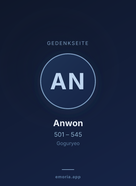 Gedenkportrait von Anwon