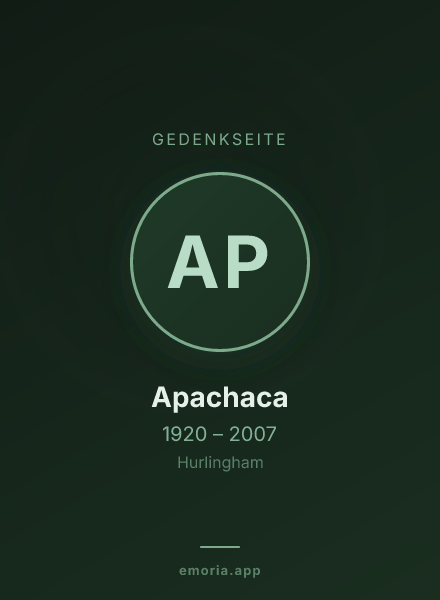 Gedenkportrait von Apachaca