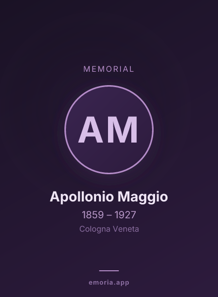 Memorial portrait of Apollonio Maggio