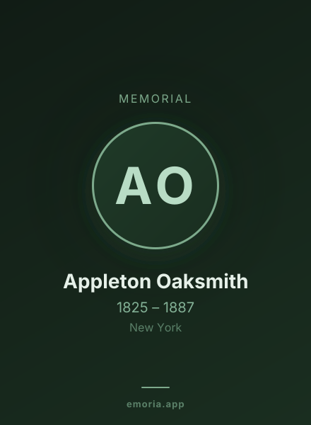 Memorial portrait of Appleton Oaksmith