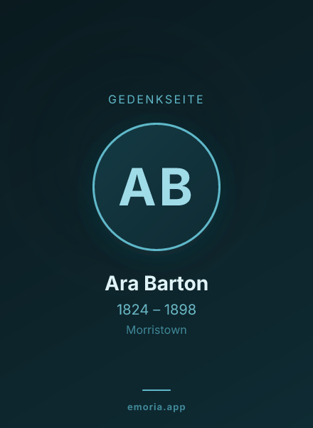 Gedenkportrait von Ara Barton
