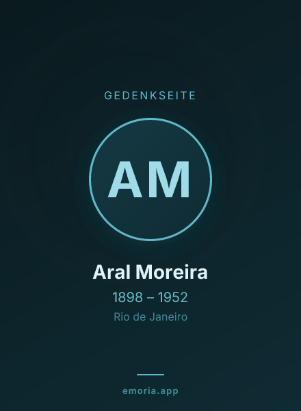 Gedenkportrait von Aral Moreira