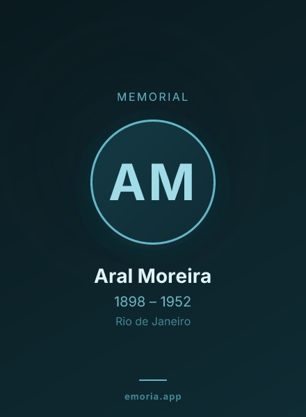 Memorial portrait of Aral Moreira