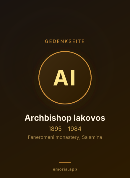 Gedenkportrait von Archbishop Iakovos