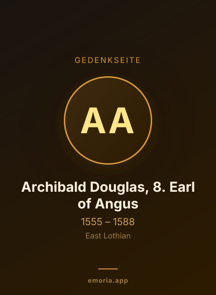 Gedenkportrait von Archibald Douglas, 8. Earl of Angus