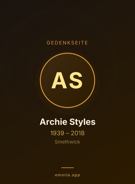 Gedenkportrait von Archie Styles