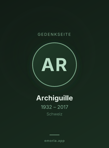 Gedenkportrait von Archiguille