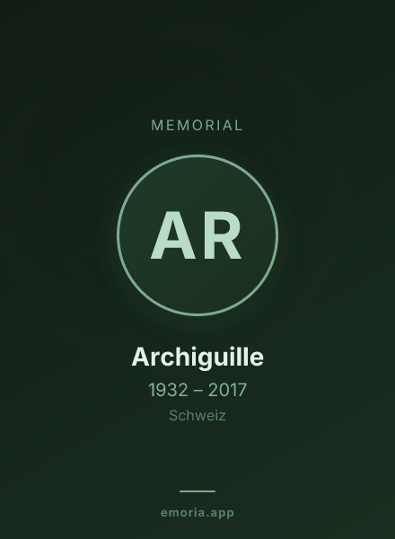 Memorial portrait of Archiguille