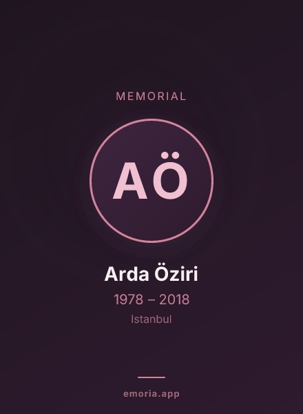 Memorial portrait of Arda Öziri