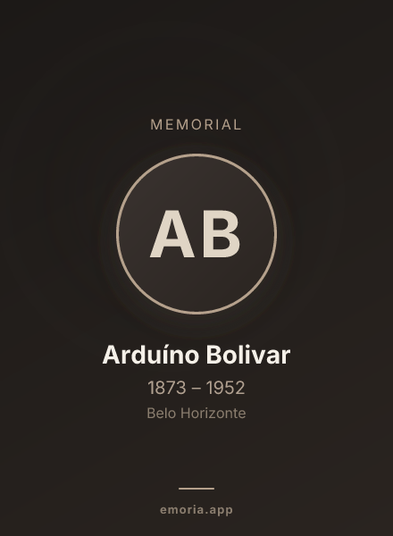 Memorial portrait of Arduíno Bolivar