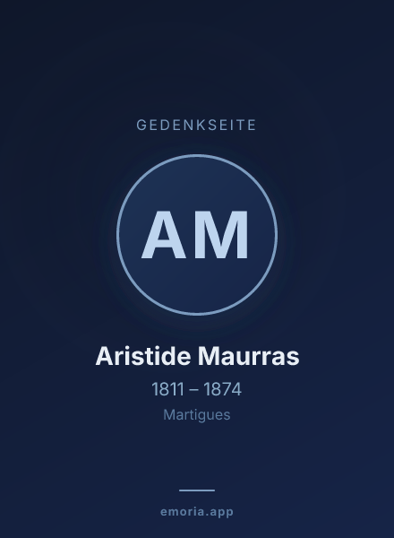 Gedenkportrait von Aristide Maurras