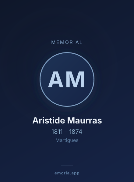 Memorial portrait of Aristide Maurras