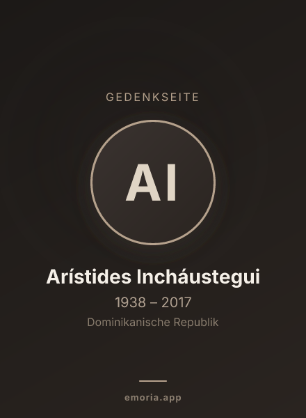 Gedenkportrait von Arístides Incháustegui