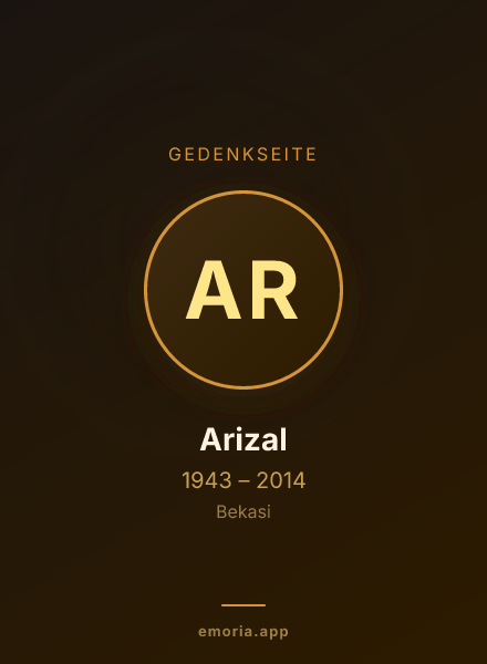 Gedenkportrait von Arizal