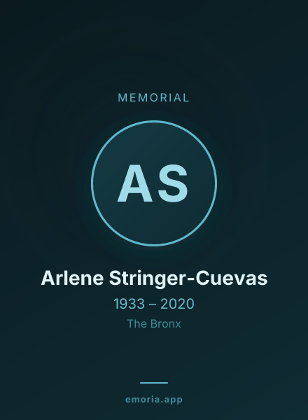 Memorial portrait of Arlene Stringer-Cuevas