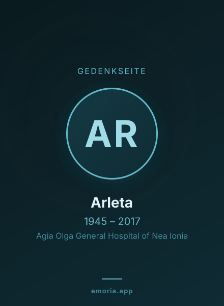Gedenkportrait von Arleta