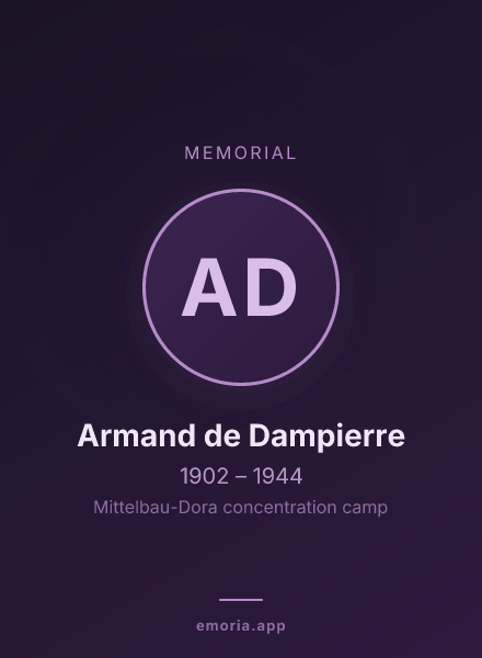 Memorial portrait of Armand de Dampierre
