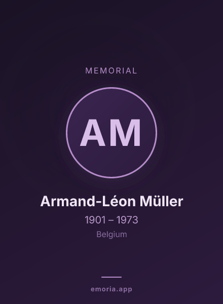 Memorial portrait of Armand-Léon Müller