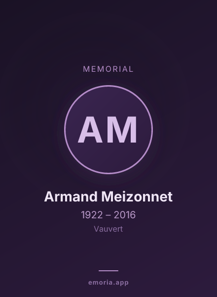 Memorial portrait of Armand Meizonnet