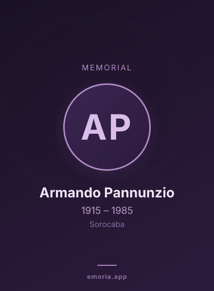 Memorial portrait of Armando Pannunzio