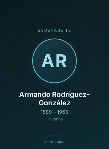Gedenkportrait von Armando Rodríguez-González