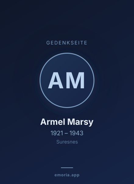 Gedenkportrait von Armel Marsy